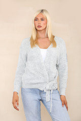Wrap Knitted Jumper