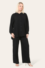 Cheesecloth Shirt Trouser Set