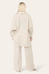 Cheesecloth Shirt Trouser Set