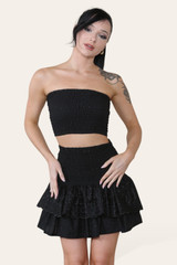 2Pc Boobtube Rara Skirt Set