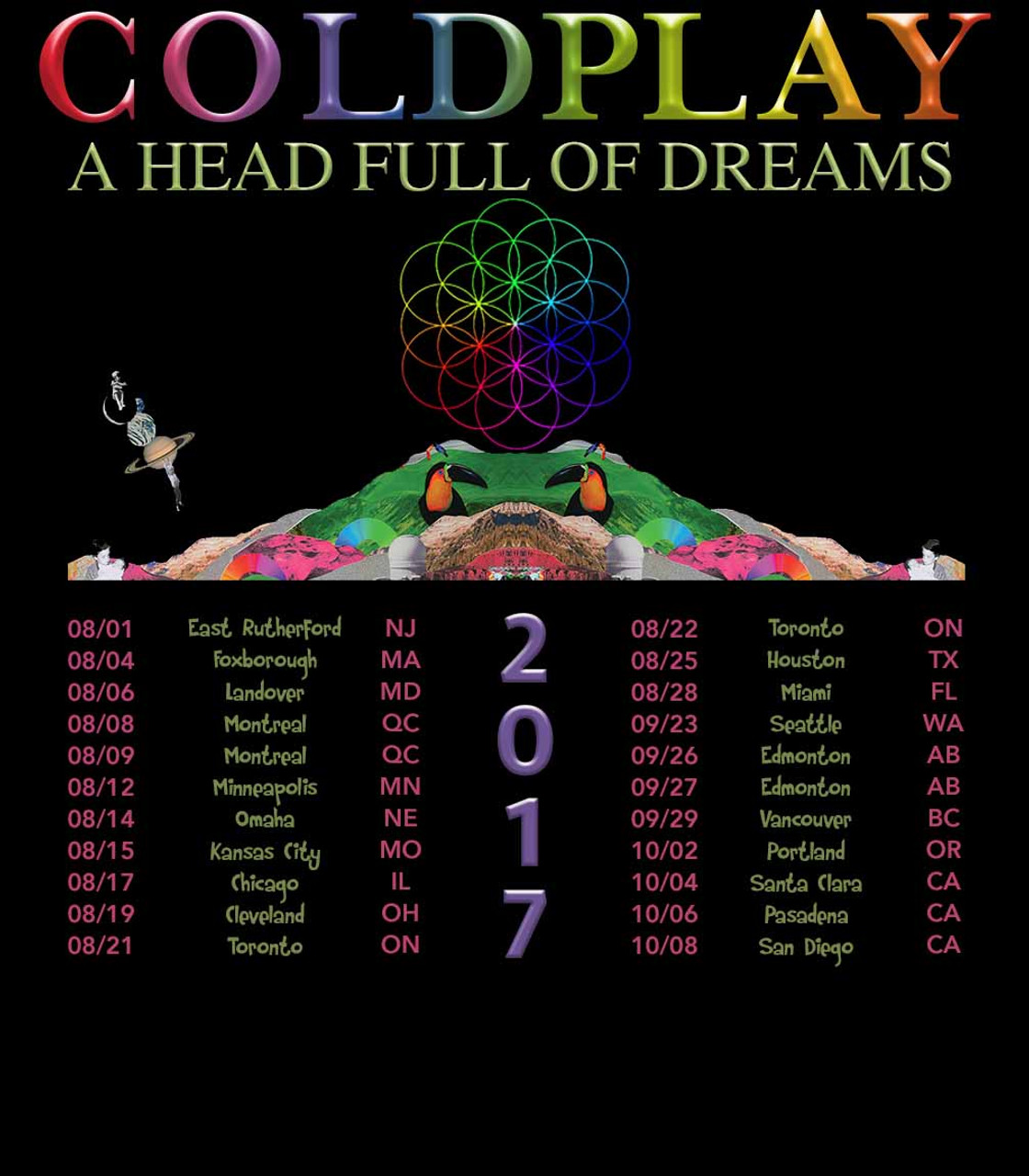 coldplay a head full of dreams tour july 30