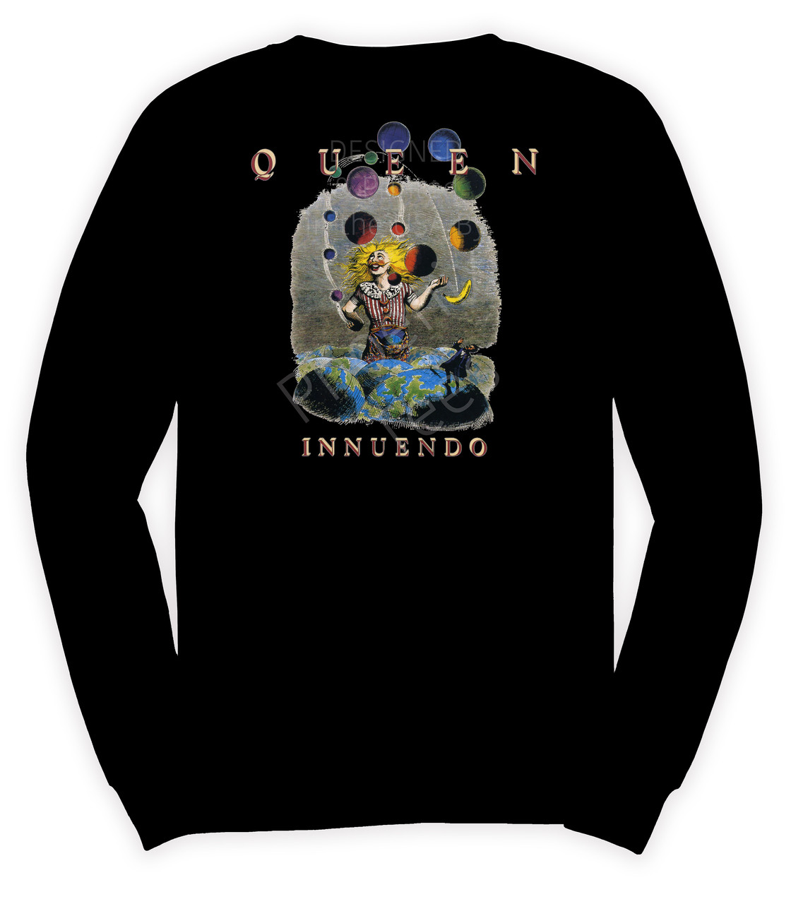 QUEEN INNUENDO ブラック Tシャツ QUEEN INNUENDO ブラック Tシャツ
