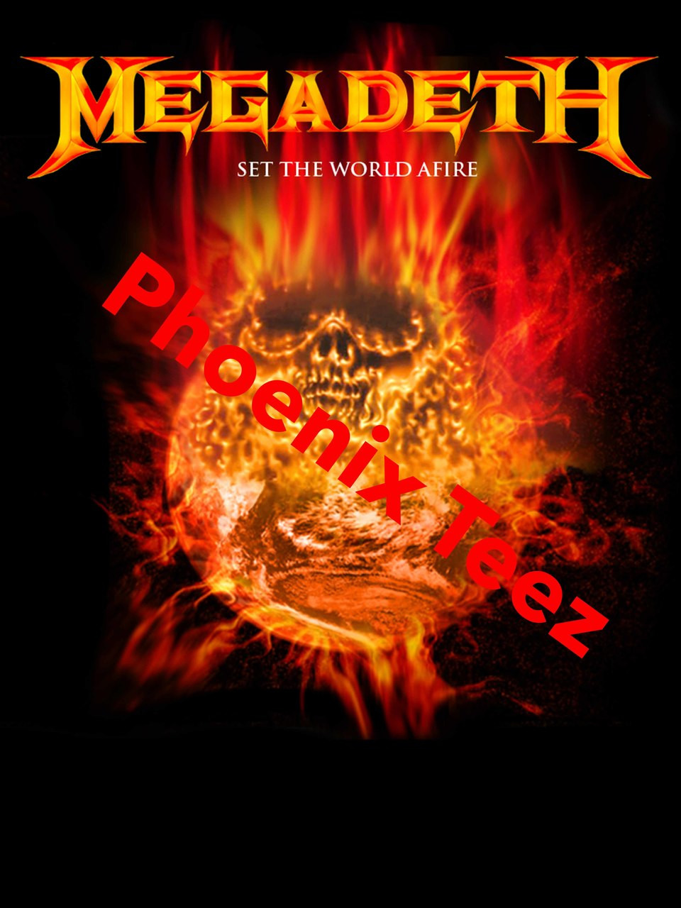 Megadeth Set the World Afire - Phoenix Tees