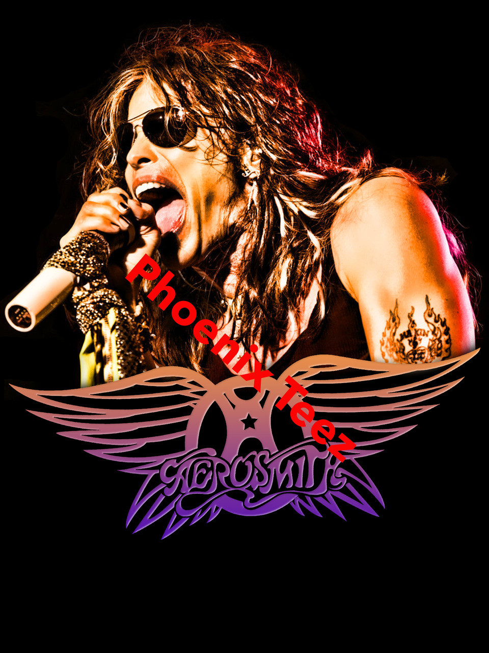 Steven Tyler Aerosmith Phoenix Tees