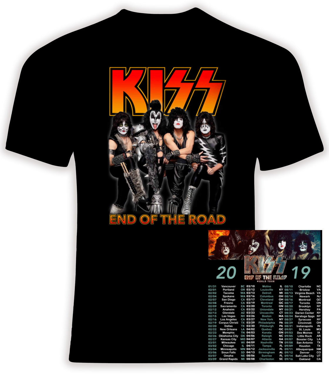 KISS END OF THE ROAD KISS MA-1ジャケット