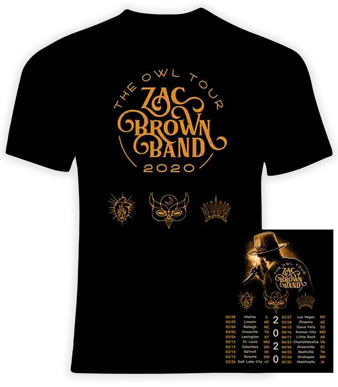 Zac brown merch clearance