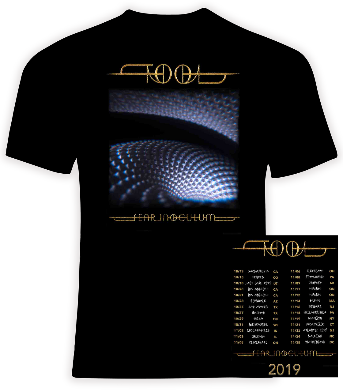 Tool Band 2019 concert t shirt/PhoenixTeez