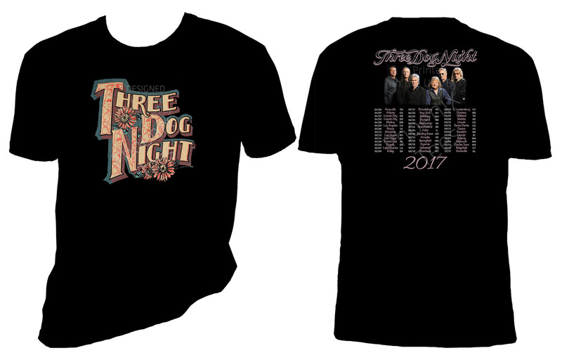 Three Dog Night 2017 Concert T-Shirt