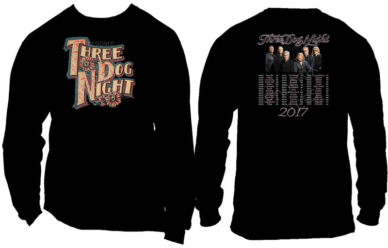 Three Dog Night 2017 Concert T-Shirt