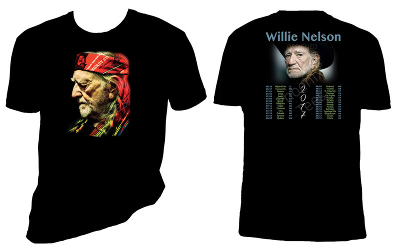 Willie Nelson 2017 Concert Tour T-Shirt