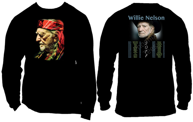 Willie Nelson 2017 Concert Tour T-Shirt