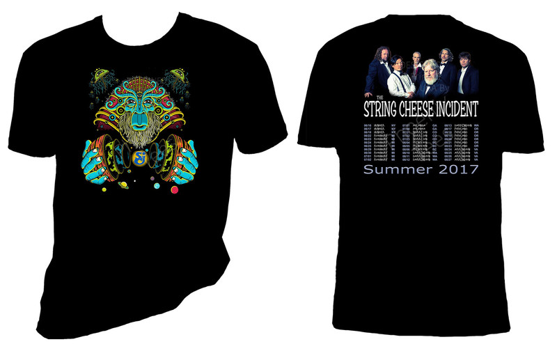 String Cheese Incident 2017 Concert Tour T-Shirt