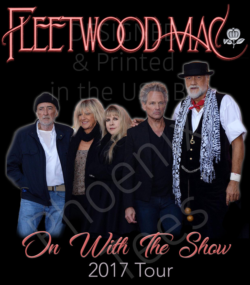 Fleetwood Mac "On With The Show" 2017 Concert T-shirt