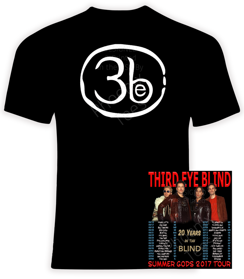 Third Eye Blind "Summer Gods 2017 Tour" T shirt