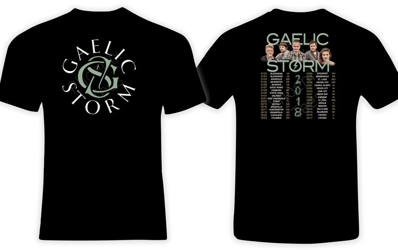 Gaelic Storm 2018 Concert T shirt