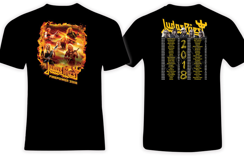 Judas Priest 2018 Concert T shirt