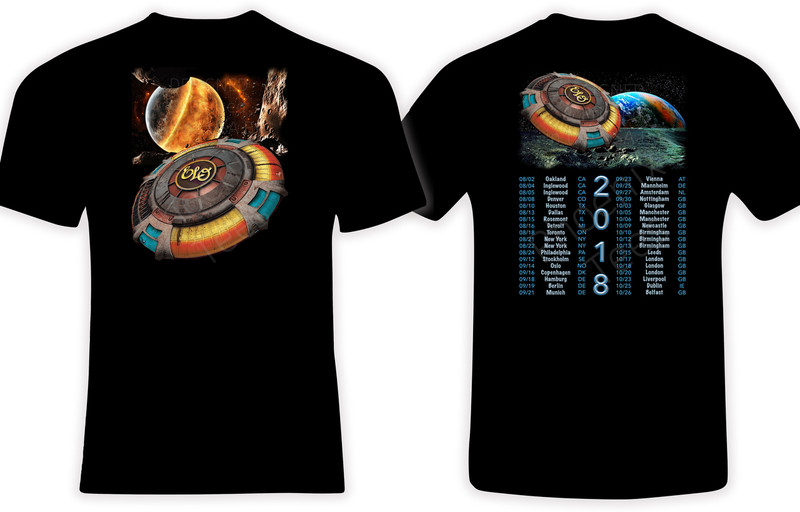 ELO 2018 Concert Tour T shirt