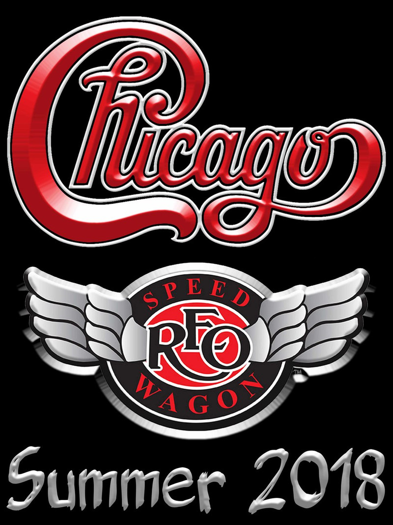 Chicago and REO Speed Wagon Summer 2018 Tour T-Shirt