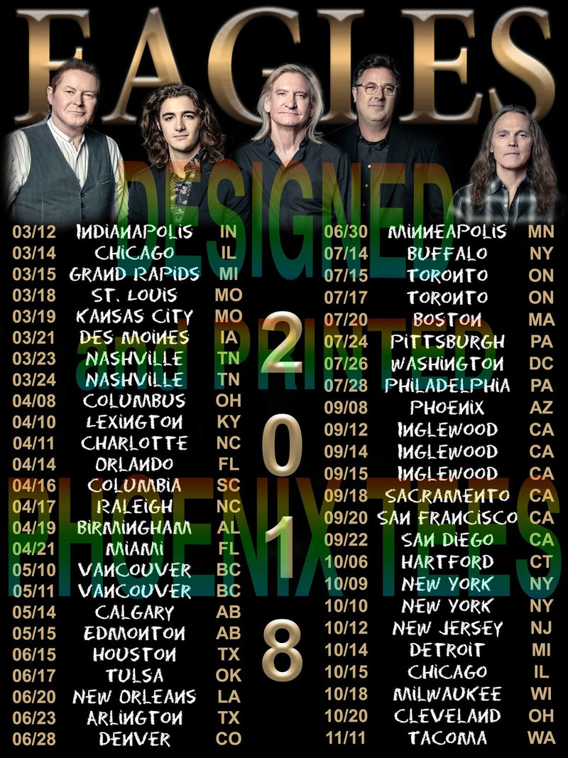 Eagles 2018 Tour 