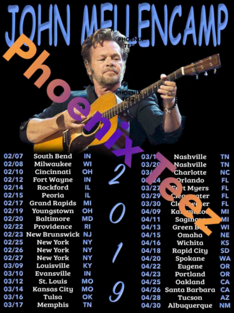 John Mellencamp 2019 Concert Tour