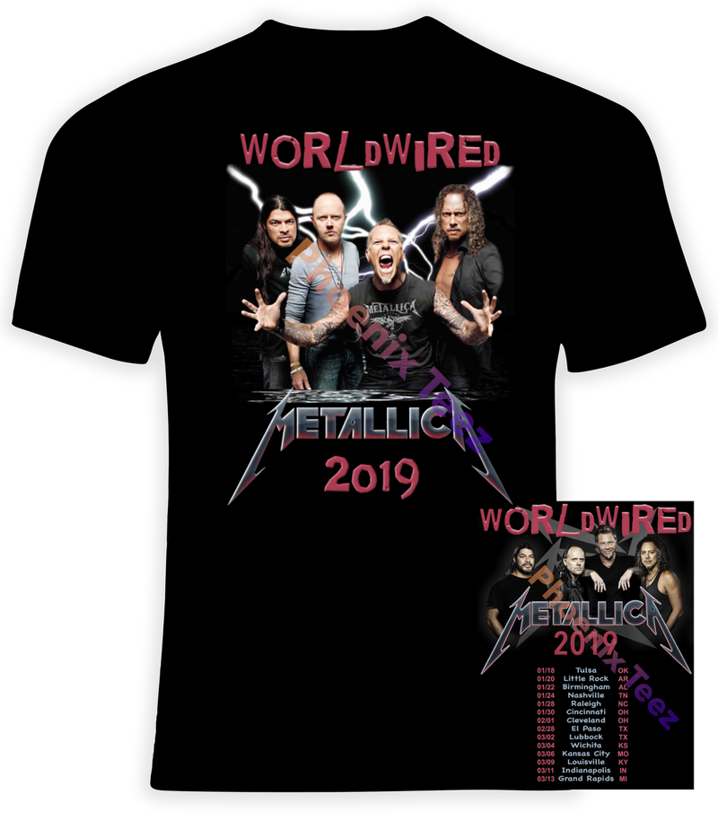 Metallica 2019 Worldwired Concert Tour 