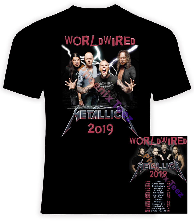 Metallica 2019 Worldwired Concert Tour 