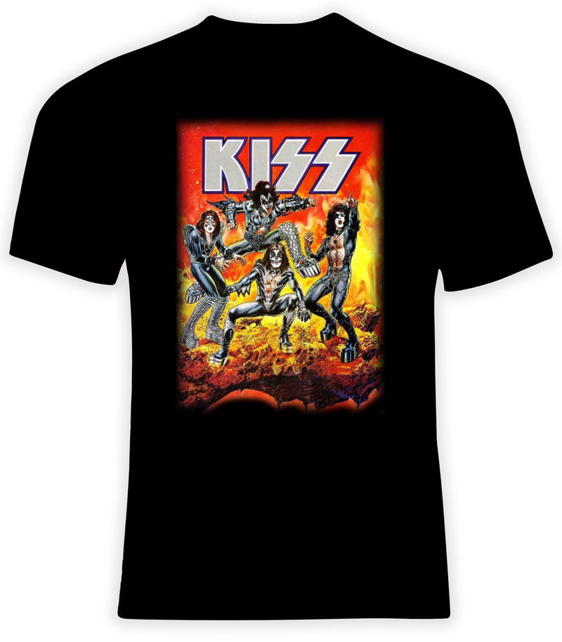 Kiss 1977 Comic Book Cover