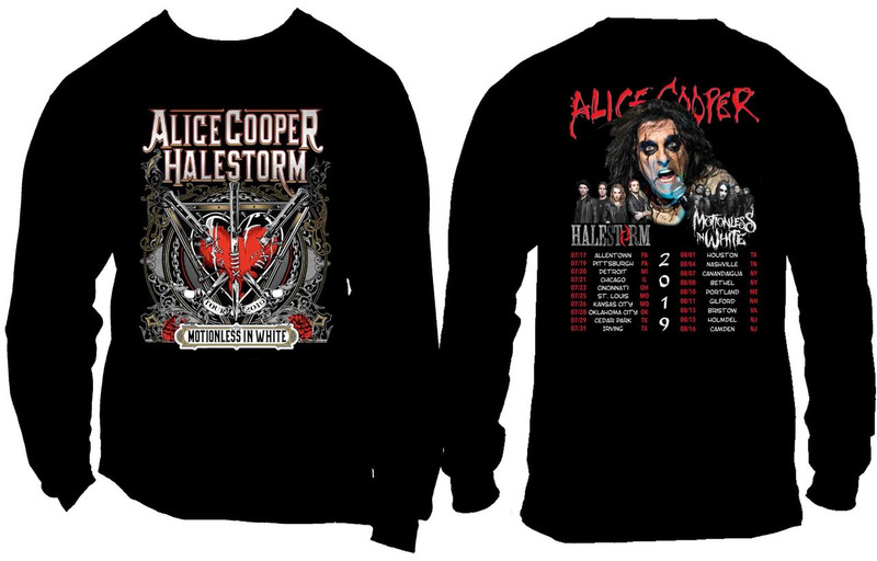 Alice Cooper, Halestorm and Motionless in White 2019 Summer Concert Tour
