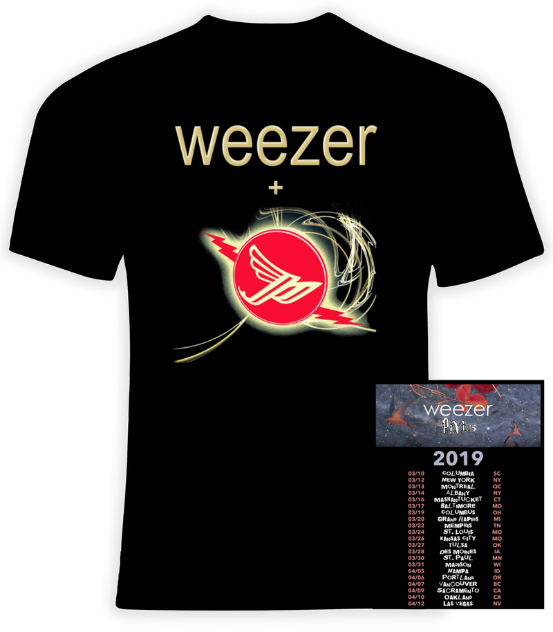 Weezer and Pixies 2019 Concert Tour