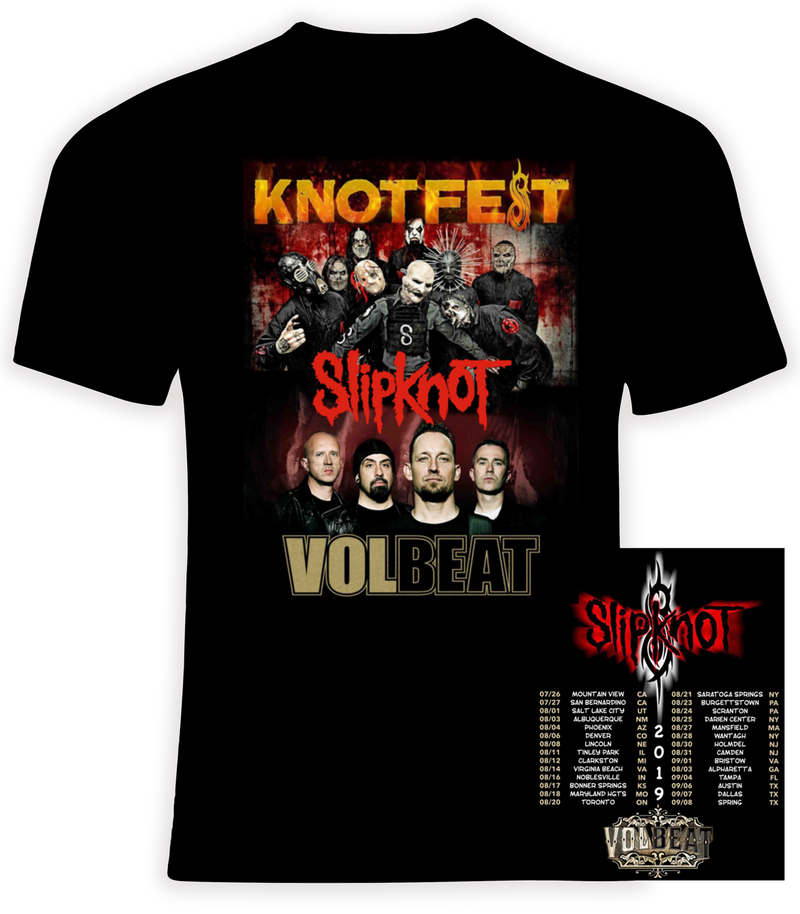 Slipknot and Volbeat 2019 Concert Tour