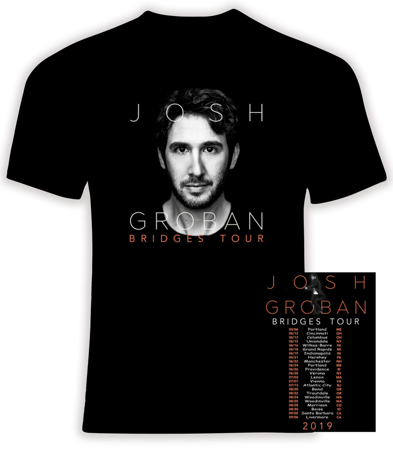 Josh Groban 2019 'Bridges' Concert Tour