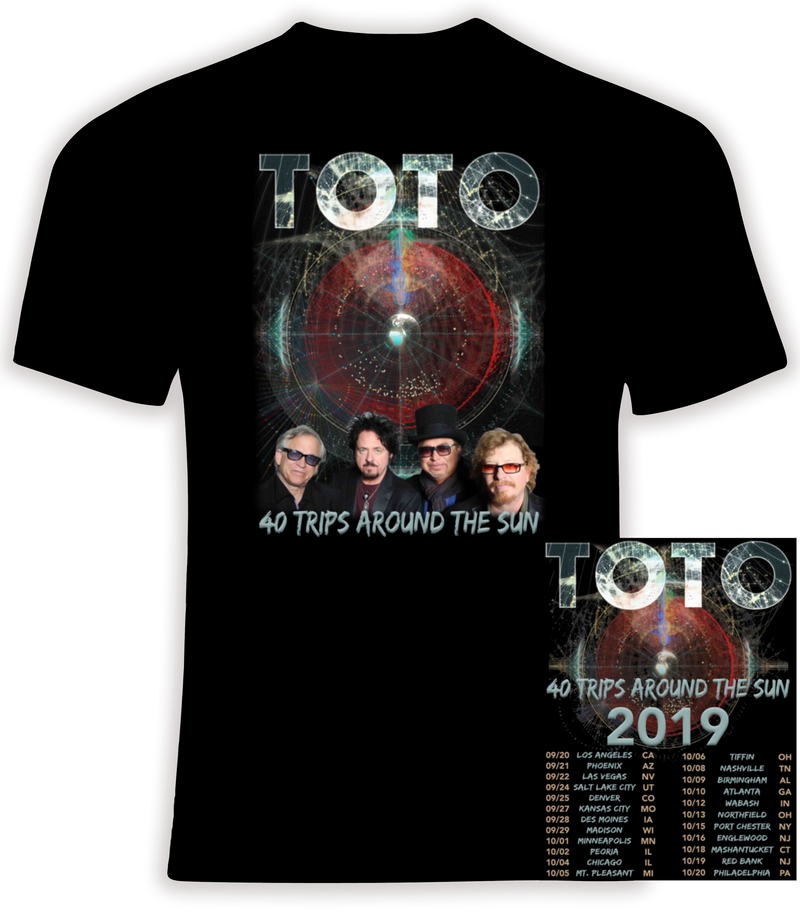 Toto 2019 40 Trips Around the Sun Concert Tour