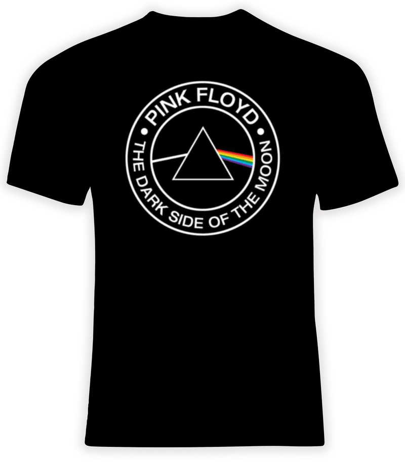 Pink Floyd Dark Side Of The Moon T-Shirt - Official Applique Logo, Men's Blue, Size M - View #4