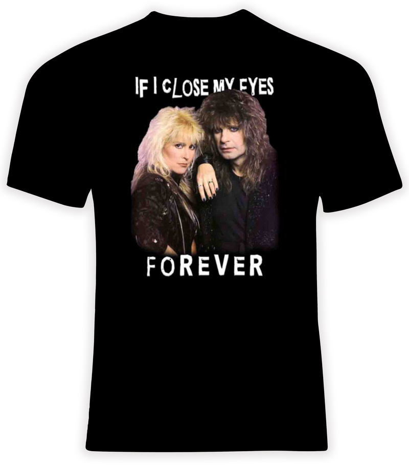 Ozzy Osbourne and Lita Ford 'If I Close My Eyes Forever' T shirt