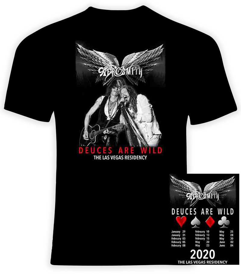 Aerosmith  2020 Las Vegas Residency Concert T Shirt