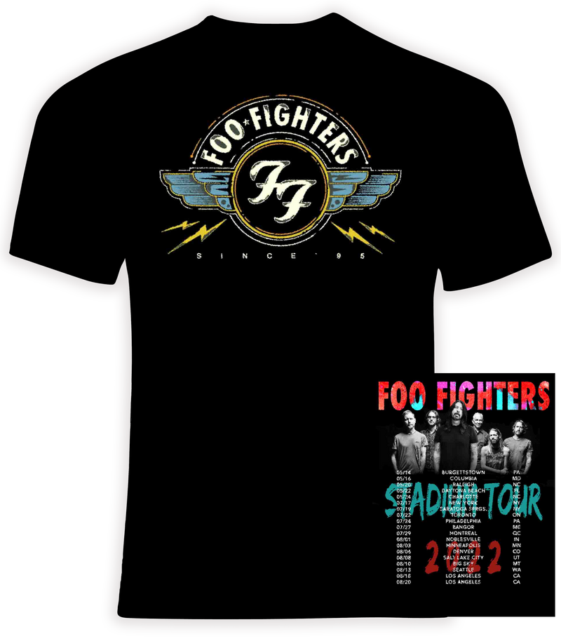 Foo Fighters 2022 Stadium Concert T shirt