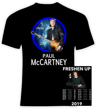 Paul McCartney 2019 Freshen Up Tour t shirt 1