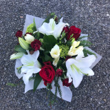 Florist Choice Red and White Bouquet