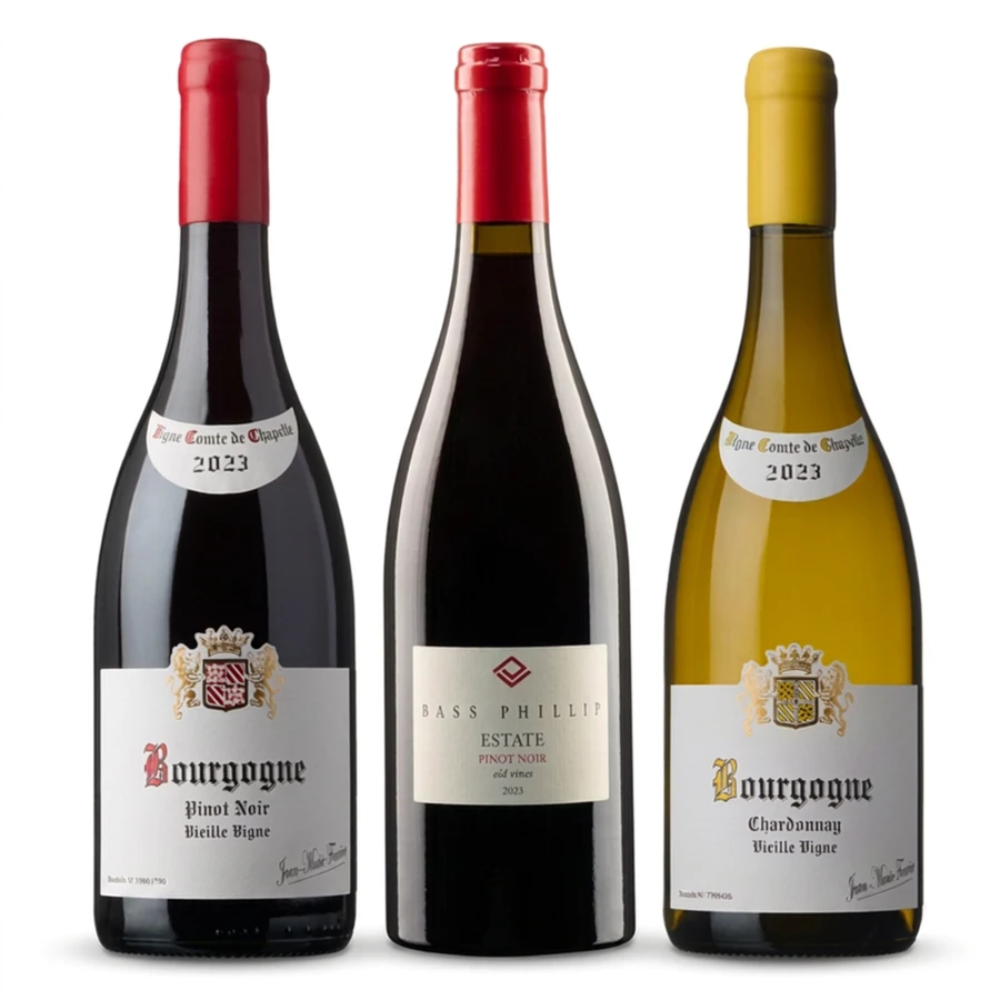 2023 Jean-Marie Fourrier Old World vs. New World 3-Bottle Set (Bass Phillip & Vigne Comte de Chapelle)