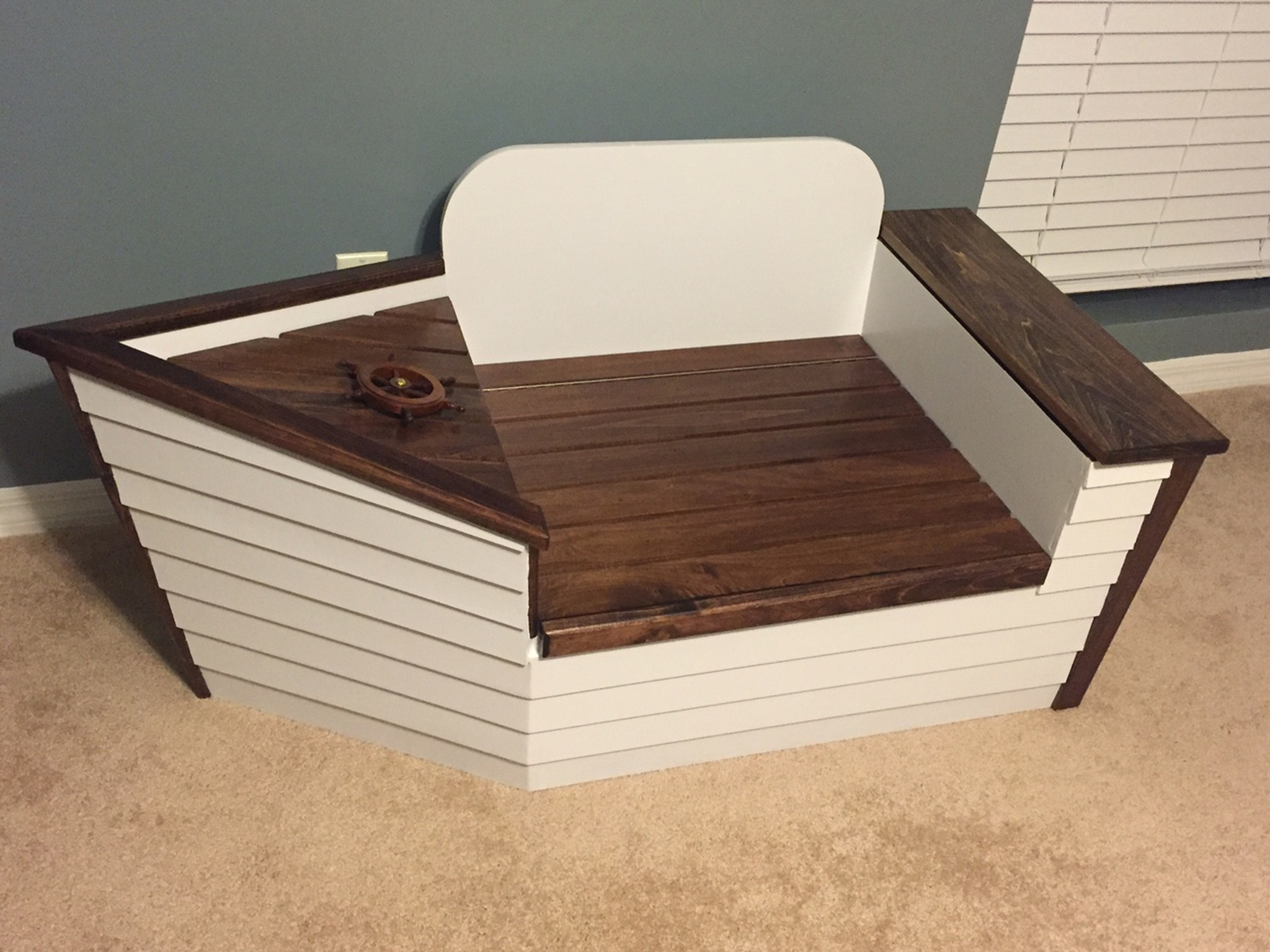 boat shaped toy box