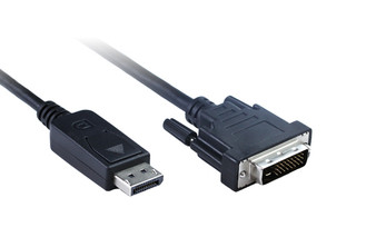 2M Displayport To DVI-D Cable