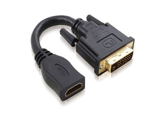 15CM HDMI F To DVI M Adaptor