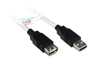 2M USB 2.0 AM/AF Cable