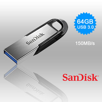 64GB Sandisk CZ73 ULTRA FLAIR USB 3.0 FLASH DRIVE upto 150MB/s