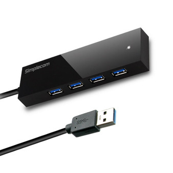 Simplecom CH341 USB 3.0 External  4 Port HUB Built-in 0.5M Cable For PC Laptop