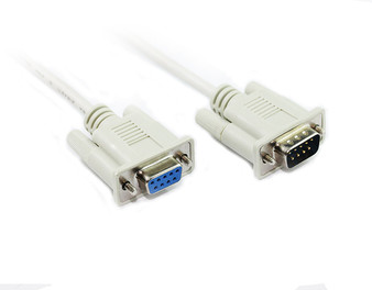 1M DB9M-DB9F Serial Extension Cable