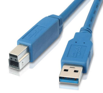 1m USB 3.0 Printer Cable - Type A Male to Type B Male Blue Colour