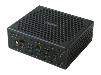 ZBOX-CI527 Nano Fanless Intel Core i3-7100U, Intel HD 620 Graphics, Dual Gigabit NIC, WiFi, BT4.2, 2 USB 2.0, 2 USB 3.0, 2 USB 3.1 Type-C, Card Reader, HDMI2.0+DP1.2, 2*DDR4 SODIMM, 1*2.5" SATA, VESA Bracket, 1 x 65W AC Adaptor, Dim: 146.4x126x60.5mm