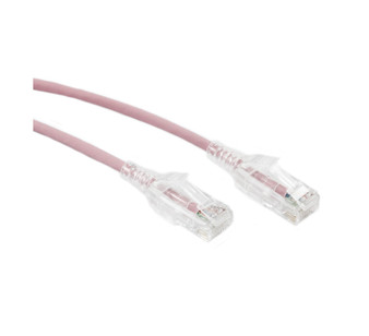 0.5M Slim CAT6 UTP Patch Cable LSZH in Salmon Pink