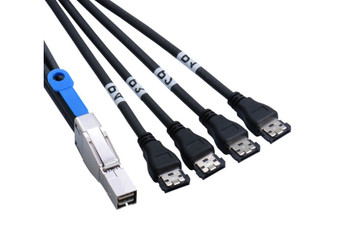1M MiniSAS HD SFF-8644 to 4 x ESATA Cable